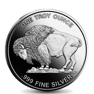 silver buffalo round fine silver
