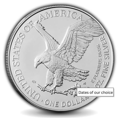 american silver eagle random year