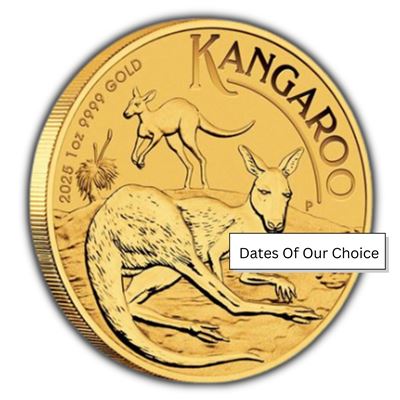 australian kangaroo gold coin random
