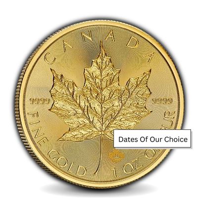 canadian gold maple leaf random