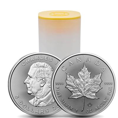 canadian silver maple leaf roll