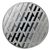silver round random design fine