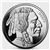 silver round random design fine
