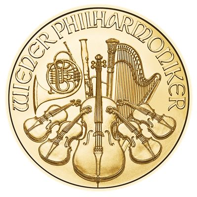 austrian gold philharmonic coin dates